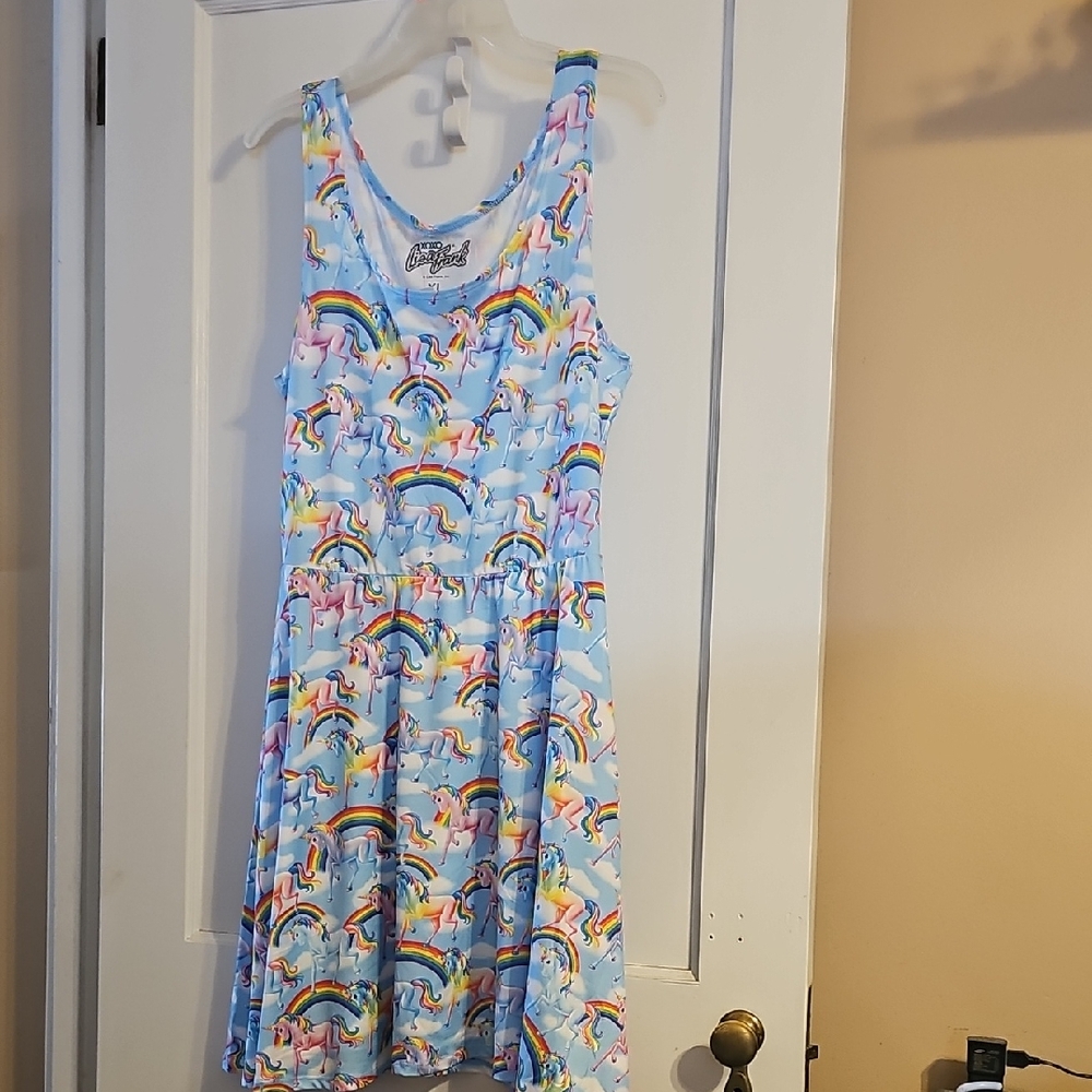 Hot Topic Multicolor Rainbow Dress